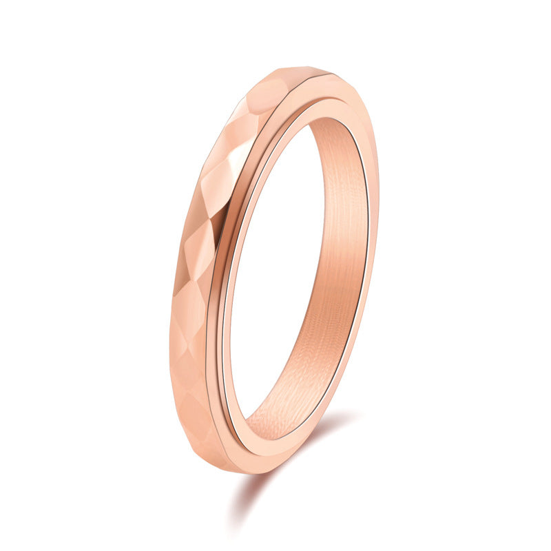 Women's Diamond Shaped Niche Jewelry Rings