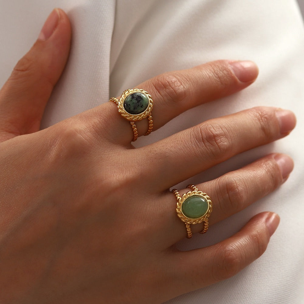 Retro style niche design high-end ring