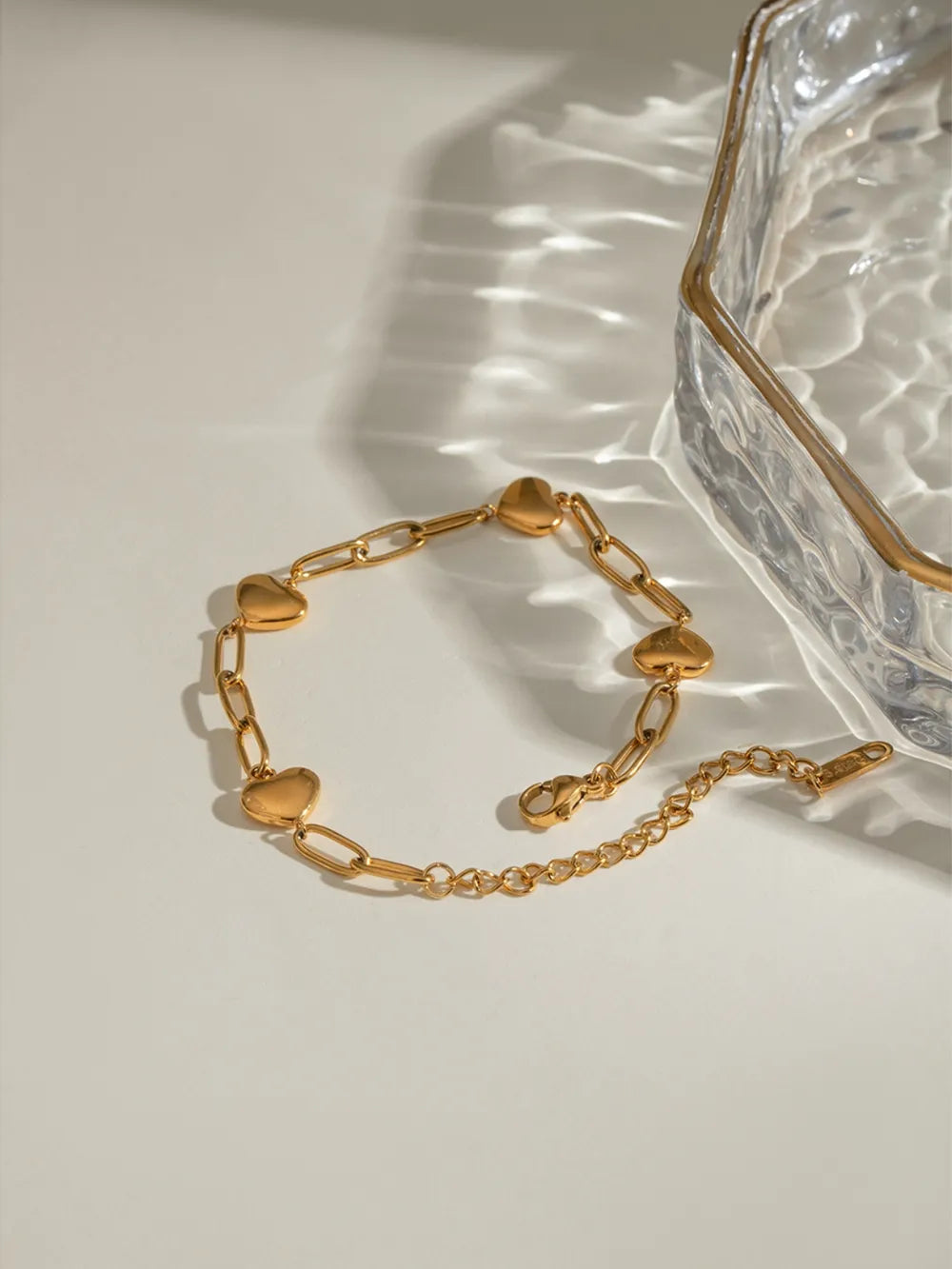 Gold Stitched Personalized Bracelet