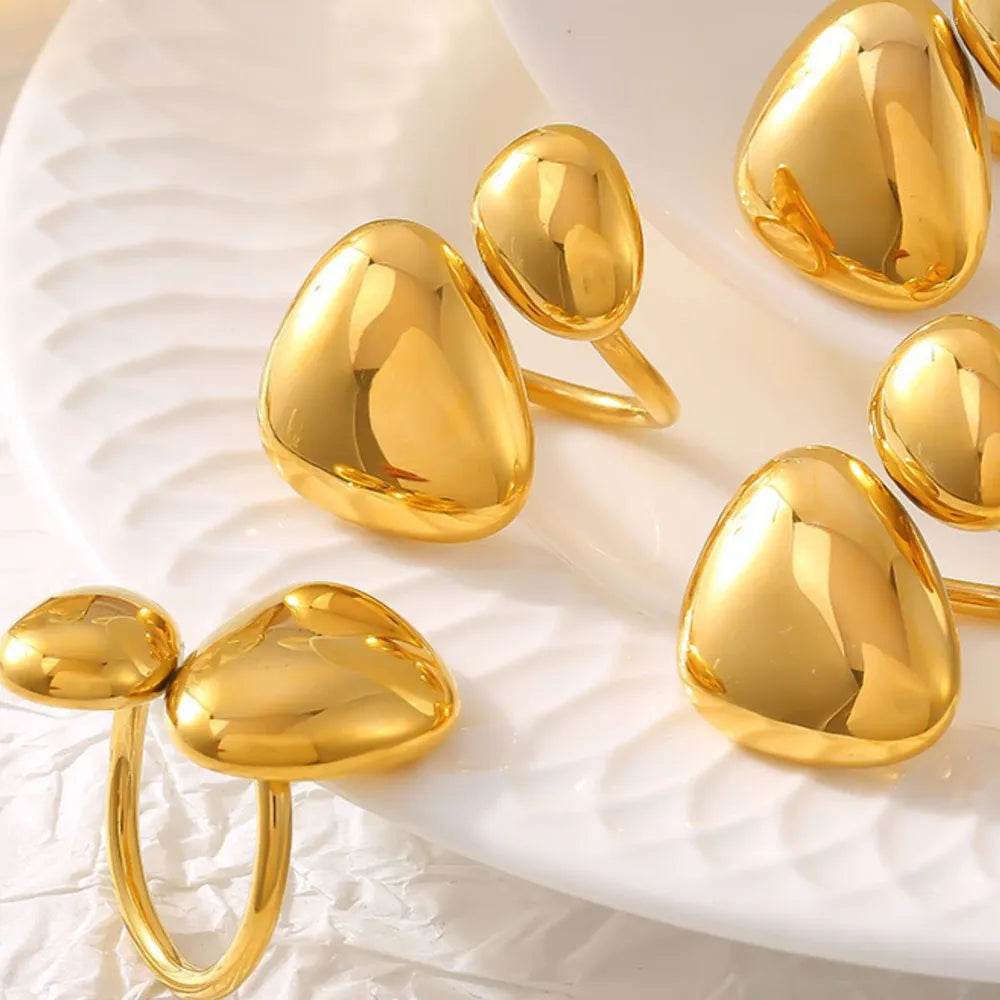 Smooth Plated Open Ring