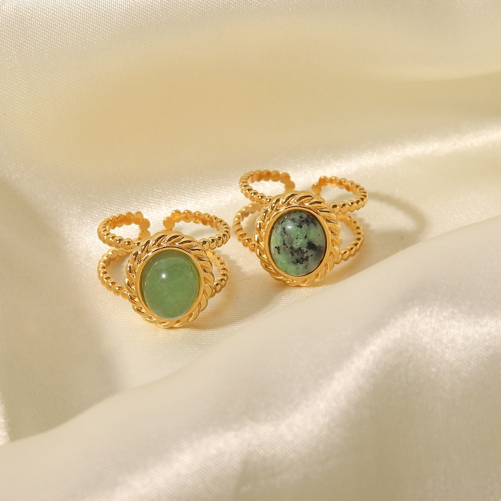 Retro style niche design high-end ring