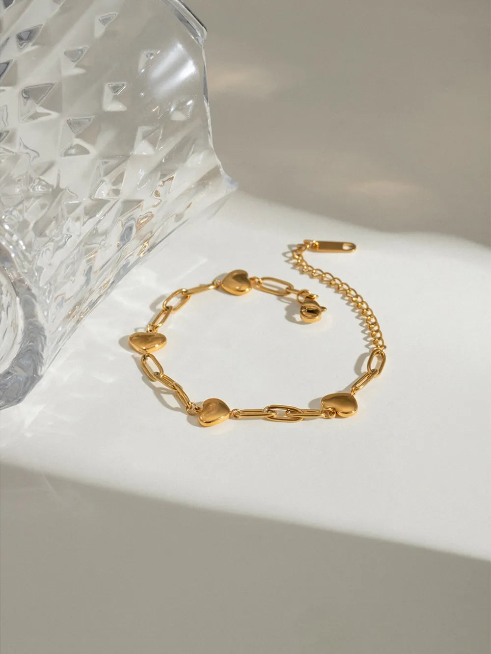 Gold Stitched Personalized Bracelet