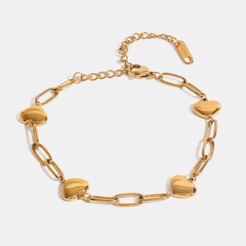 Gold Stitched Personalized Bracelet