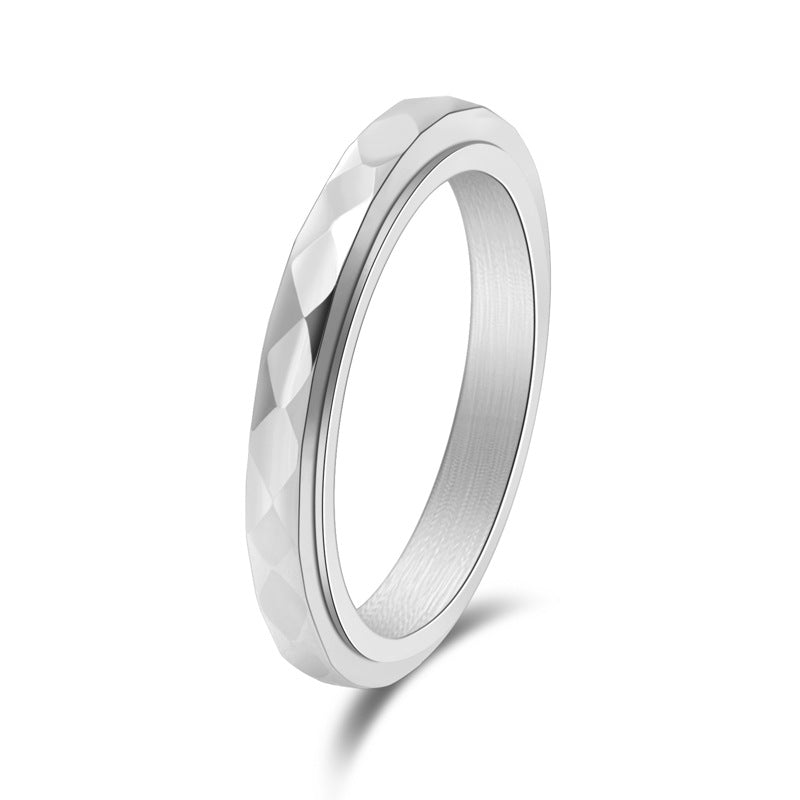 Women's Diamond Shaped Niche Jewelry Rings