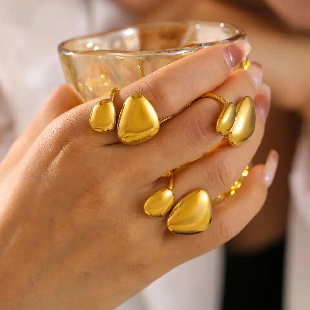 Smooth Plated Open Ring