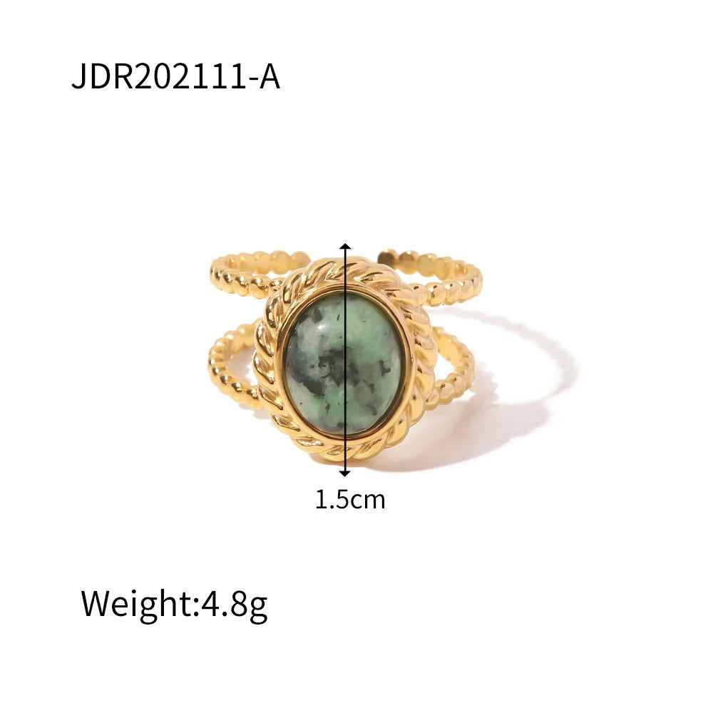 Retro style niche design high-end ring