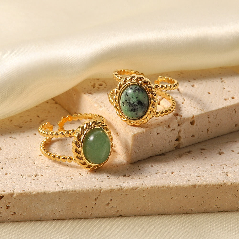 Retro style niche design high-end ring