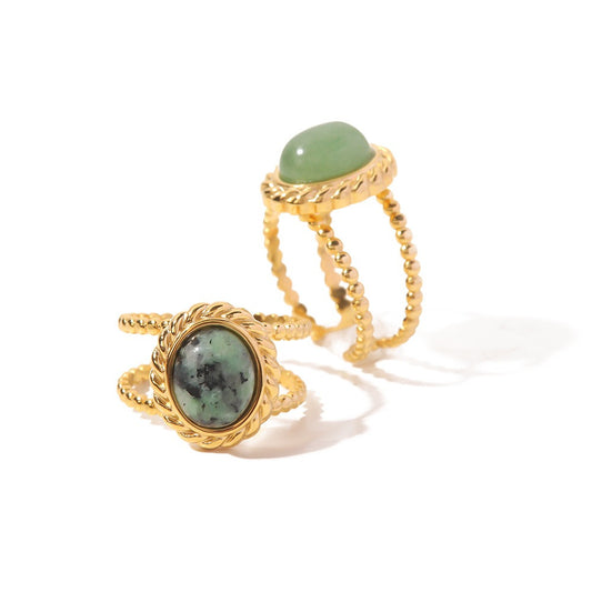 Retro style niche design high-end ring