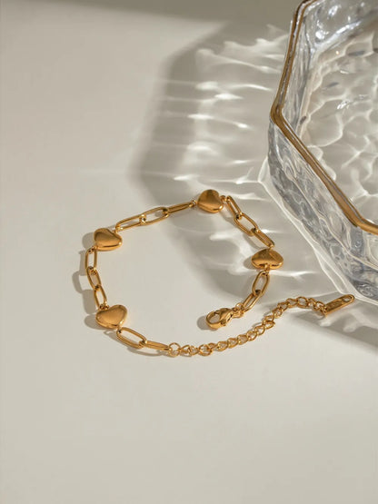 Gold Stitched Personalized Bracelet