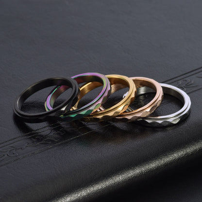 Women's Diamond Shaped Niche Jewelry Rings