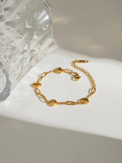 Gold Stitched Personalized Bracelet