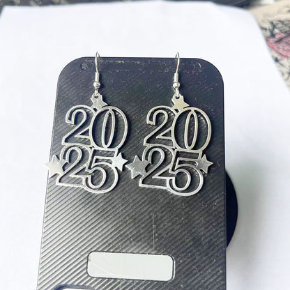 Bohemian style 2025 New Year earrings