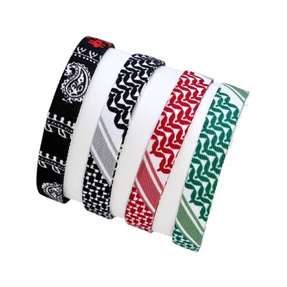 Hand-woven multi-color ethnic style bracelet