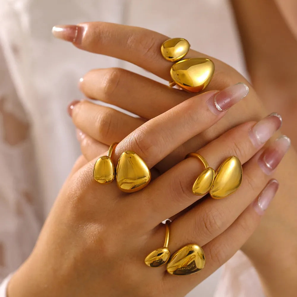 Smooth Plated Open Ring
